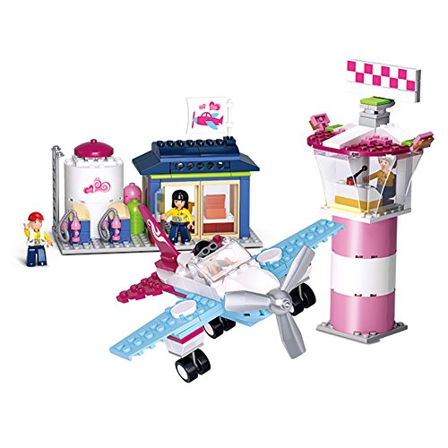 Sluban M38-B0606 Pink Dream Series Blocks Holiday Bricks Toy (272 Piece), Beach Vacation
