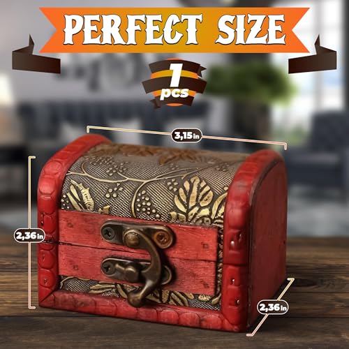 image for Tesorrio Small Treasure Chest Box - 3.15