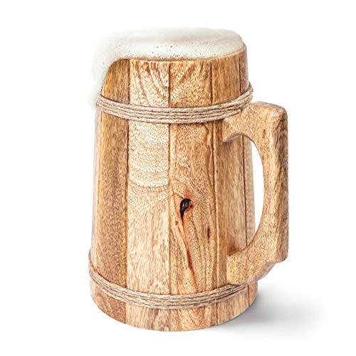 Handcrafted 16 oz Mango Wood Beer Mug
