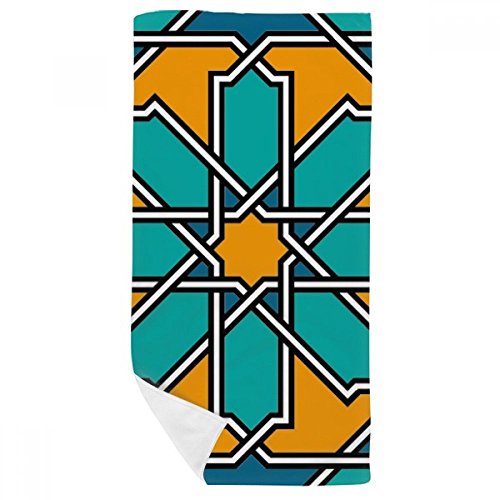 Serviette de bain Maroc douce pour visage sensible essuie-main abstrait 35x70cm - 2