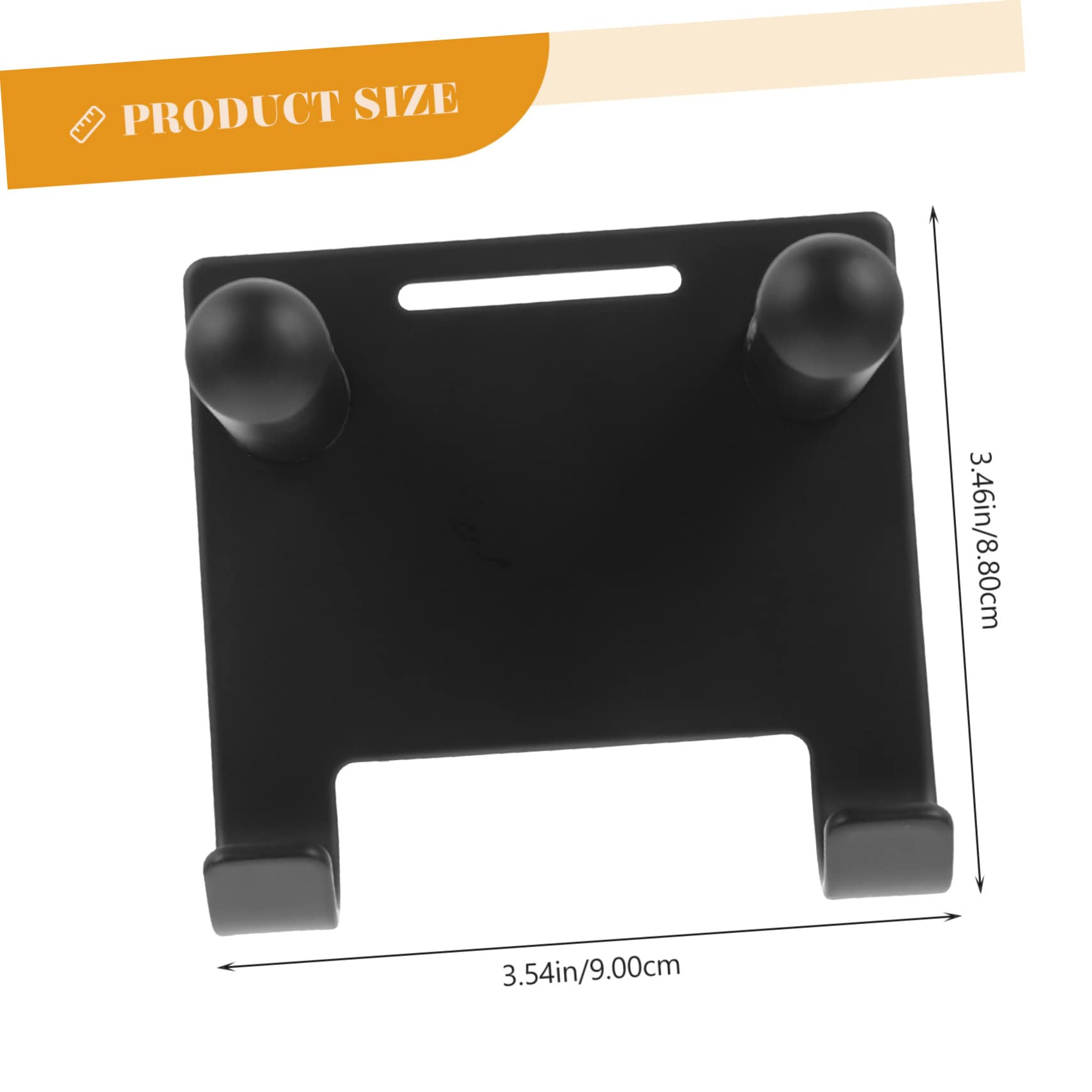 Mikinona Hair Dryer Organizer Rack Wall Hair Dryer Holder Easy Installation Aluminum Alloy