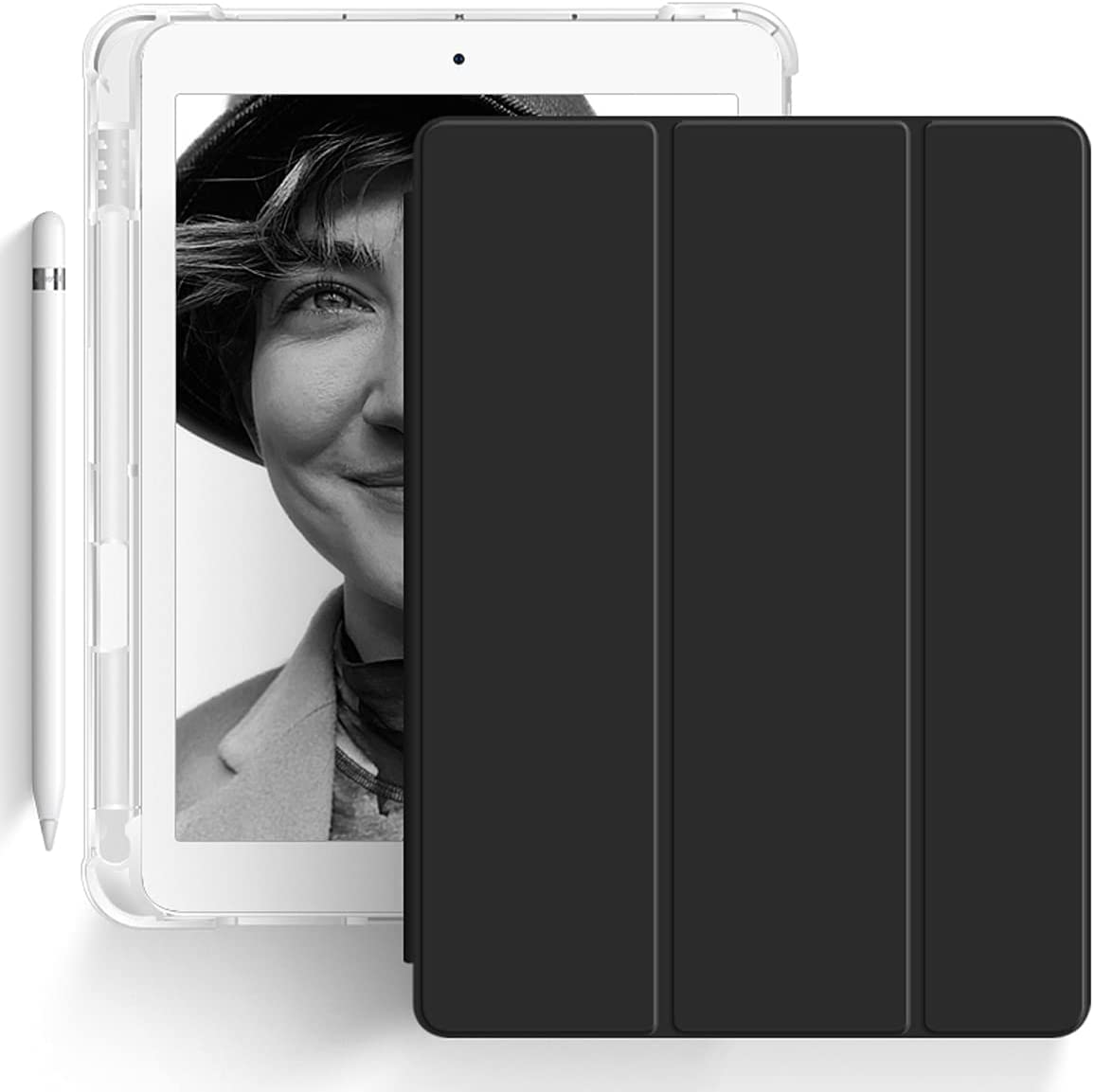 Oaky Transparent Back Cover for Xiaomi Mi Pad 5 11 inch with Pen Holder Soft Flexible Case Trifold Stand Auto Wake/Sleep Cover - Black (B0BCQTFYCL) Amazon Price History, Amazon Price Tracker