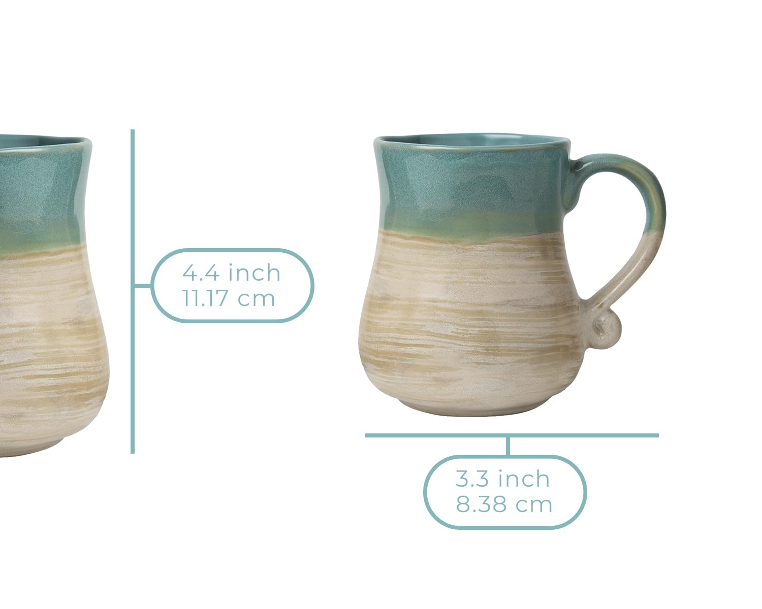 Amazon.com: 16 oz Ceramic Rustic Mugs - Set of 6 - Multicolor Farmhouse Mugs  for Coffee, Tea & More - Dishwasher & Microwave Safe Novelty Mugs Made of  Chip-Free Ceramic - Farmhouse