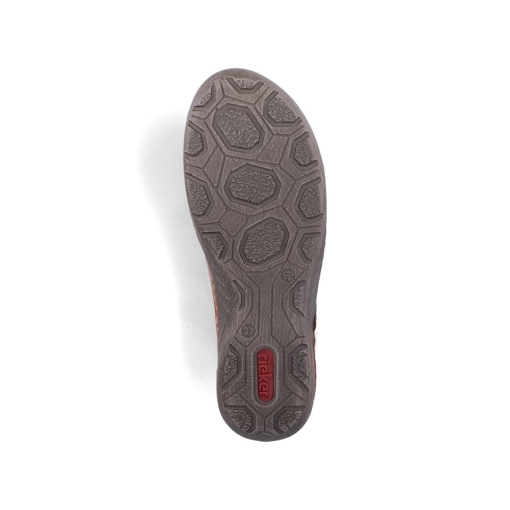 Rieker Damen Bequemschuhe 52532, Frauen Schnürhalbschuhe