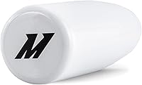 Mishimoto MMSK-WH Weighted Shift Knob White Steel - 360g Universal Fit M8/M10/M12 Adapters for Smooth Precise Shifts