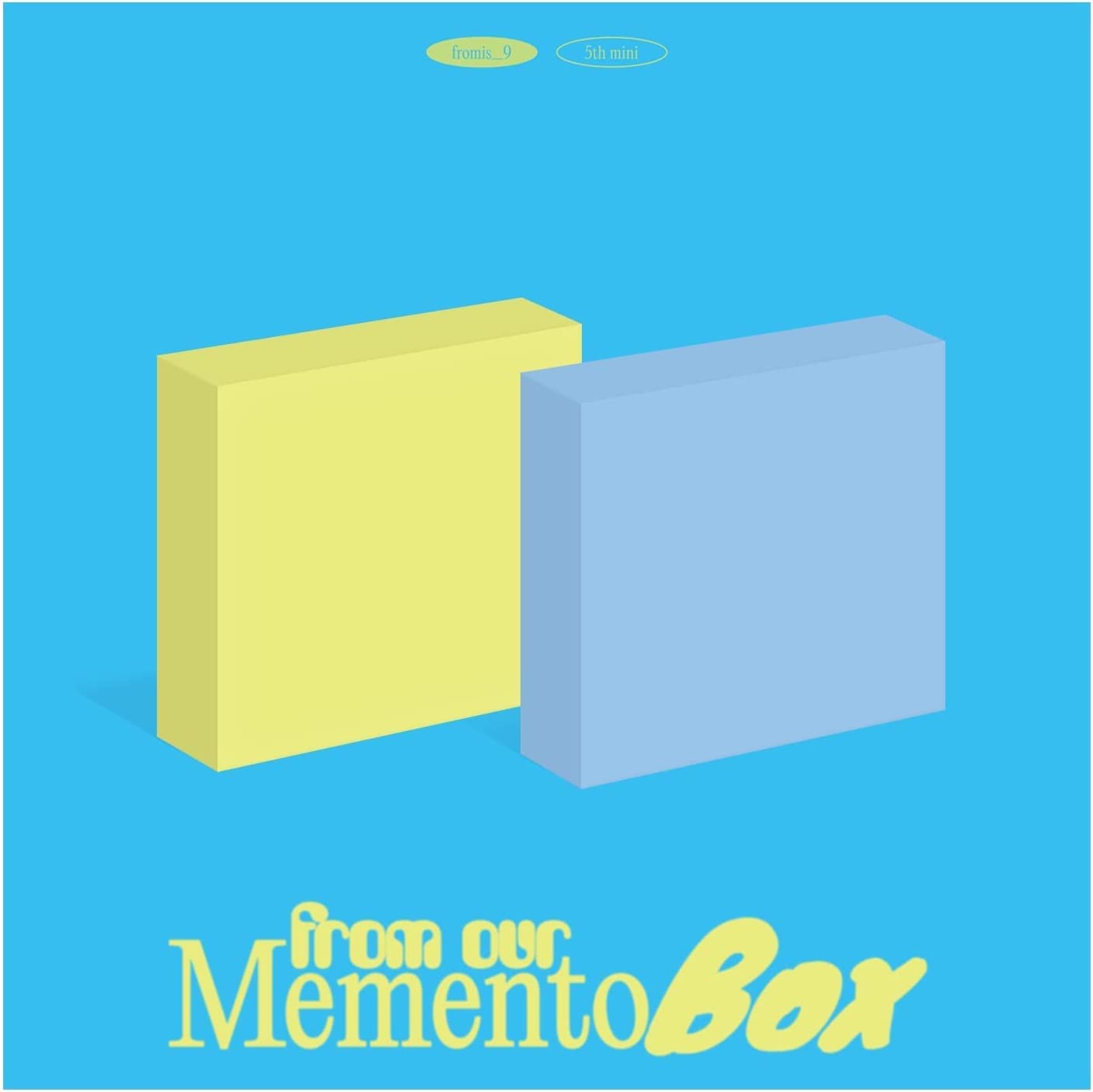 1er mini album fromis_9 from Our Memento Box KiT complet avec autocollants et photocards