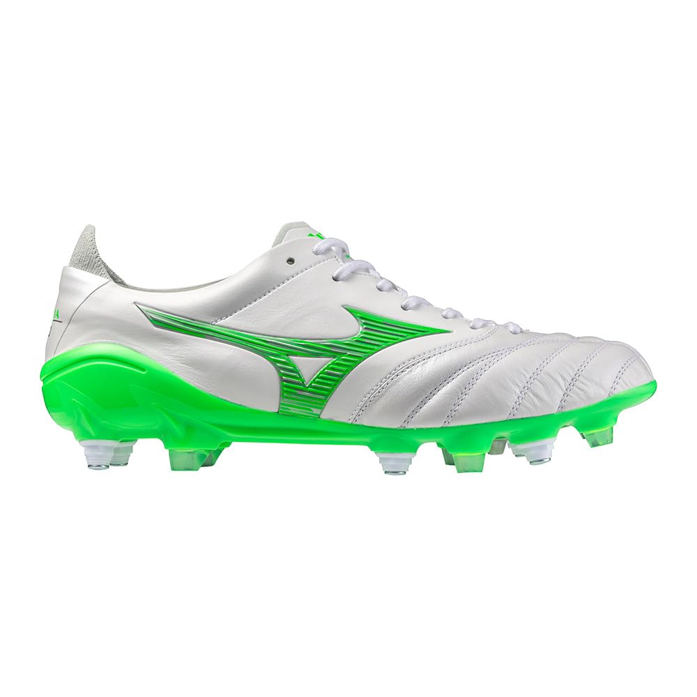 Mizuno Morelia サッカーシューズ 日本製 グレー/グリーン Amazon.co.jp: ミズノ（MIZUNO） サッカースパイク 土 天然芝 人工芝用