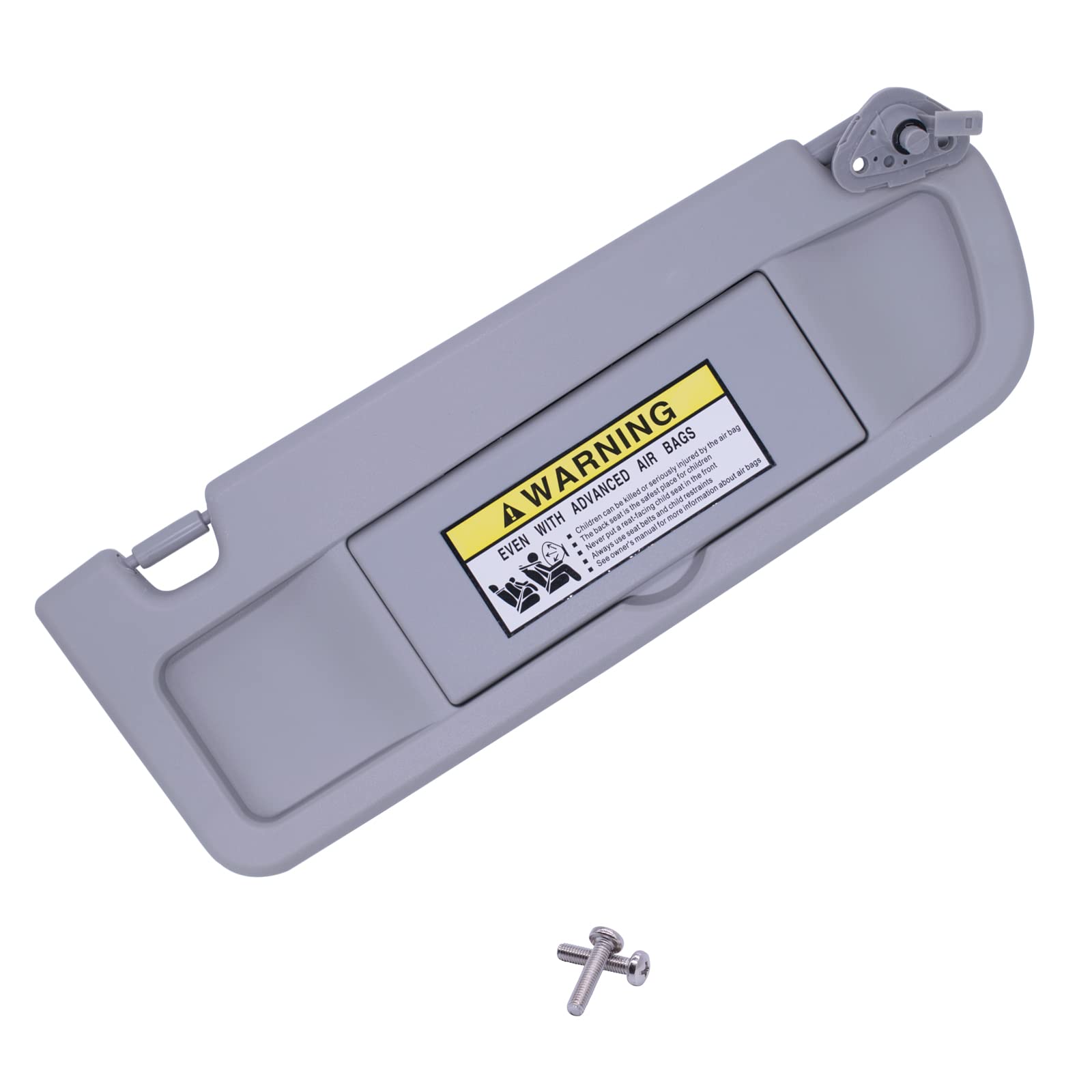 NHILES Clear Gray Right Side Sun Visor Compatible with Honda Civic 2006 2007 2008 2009 2010 2011 Replaces# 83280-SNA-A01ZC 83230-SNA-A01ZC
