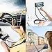 Chapter Seven Universal Smart Mobile Phone Stand,Hanging on Neck Cell Phone Mount Holder, Flexible Lazy Bracket DIY Free Rotating for Multiple Functions (Black)