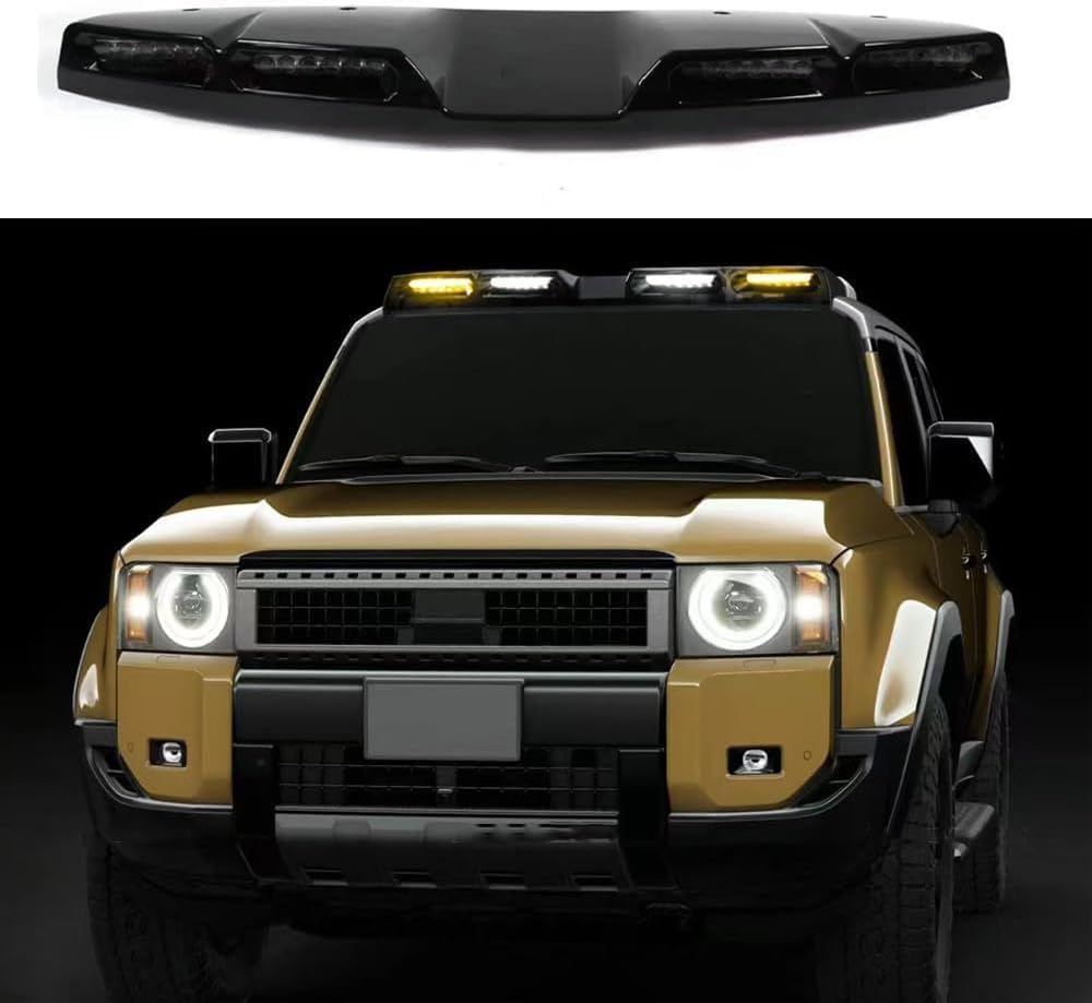 4 Pod Roof Top Lamp Bar LED DRL Fits For Toyota Land Cruiser J250 Land Cruiser Prado LC250 2024 2025