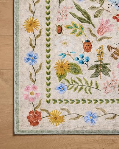 Tapete decorativo floral Loloi Canopy 2'3" x 3'9" miniatura 4