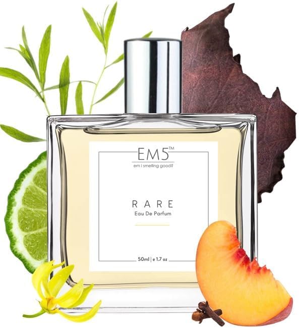 - EM5 Rare Unisex Perfume | Eau de Parfum Spray for Men & Women | Woody Musky Powdery Fragrance | Luxury Gift for Him/Her