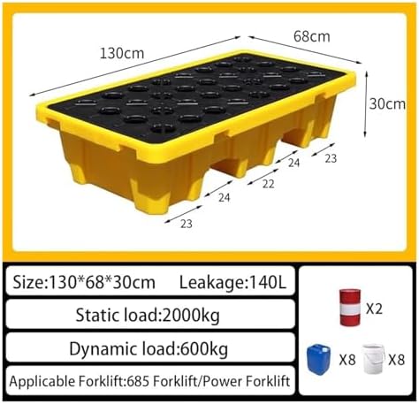 Industrial Modular Spill Containment Platform for Oil Drums | Heavy-Duty Lab Use | Environmental Safety Solution | Durable & Versatile Spill Control System