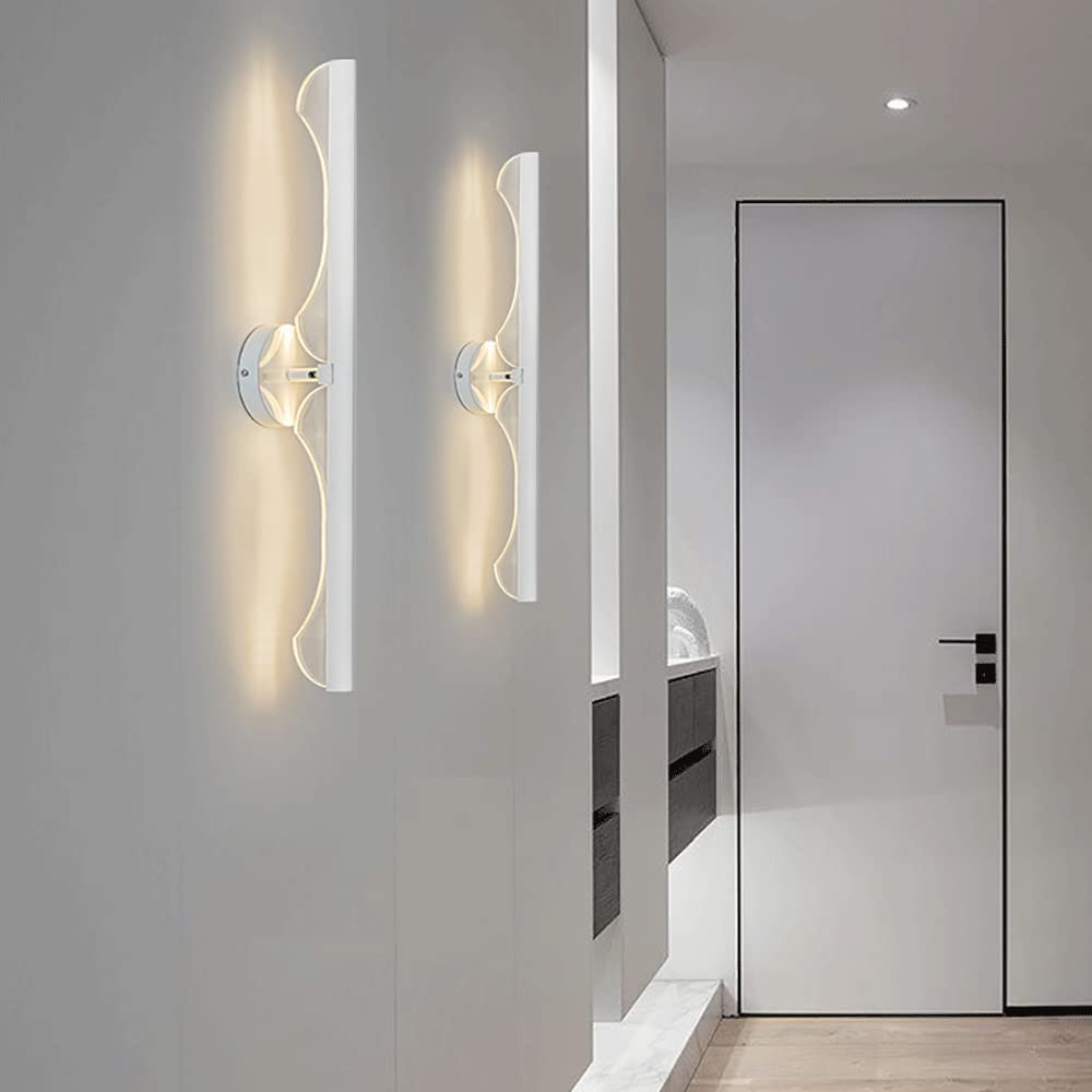 Nowoczesna lampa czołowa Led 12 W z funkcją regulacji obrotu o 360° 180°, kreatywne długie oświetlenie ścienne do toaletki, prosta metalowa lampa ścienna z kloszem