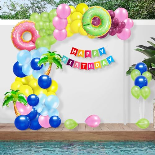 Image of Party Propz Summer Theme Decoration Items Combo Of 75 Pcs For Summer Party Decorations | Pool Party Decorations Items | Swimming Pool Party Decoration