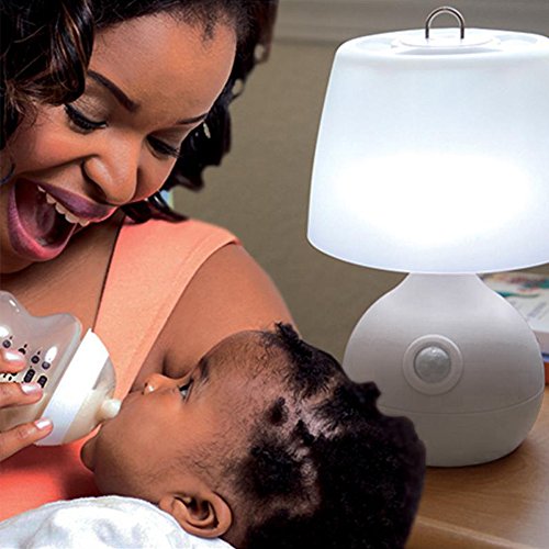 Lámpara de Mesa Sensor de Movimiento para Bebés Blanco miniatura 2