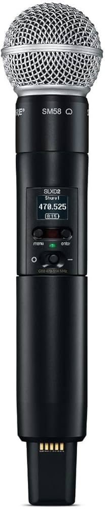 Shure SLXD2/SM58 Wireless Handheld Microphone Transmitter with