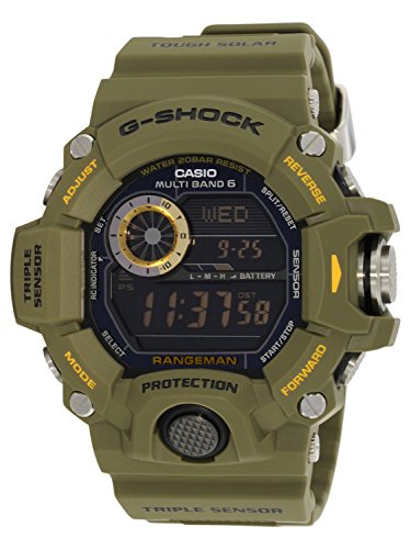 Preisvergleich Produktbild Casio Herren Digital Quarz Uhr mit Resin Armband GW-9400-3ER
