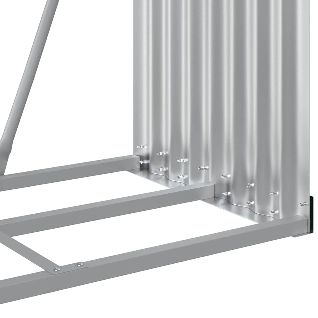Générique Porte-bûches Anthracite 80x45x190 cm Acier galvanisé,Sacs & paniers à bûches,364560