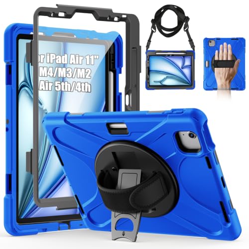 Gerutek Case for iPad Air 11 Inch M4/M3/M2 (2026-2024) /Air 5th/4th-Blue