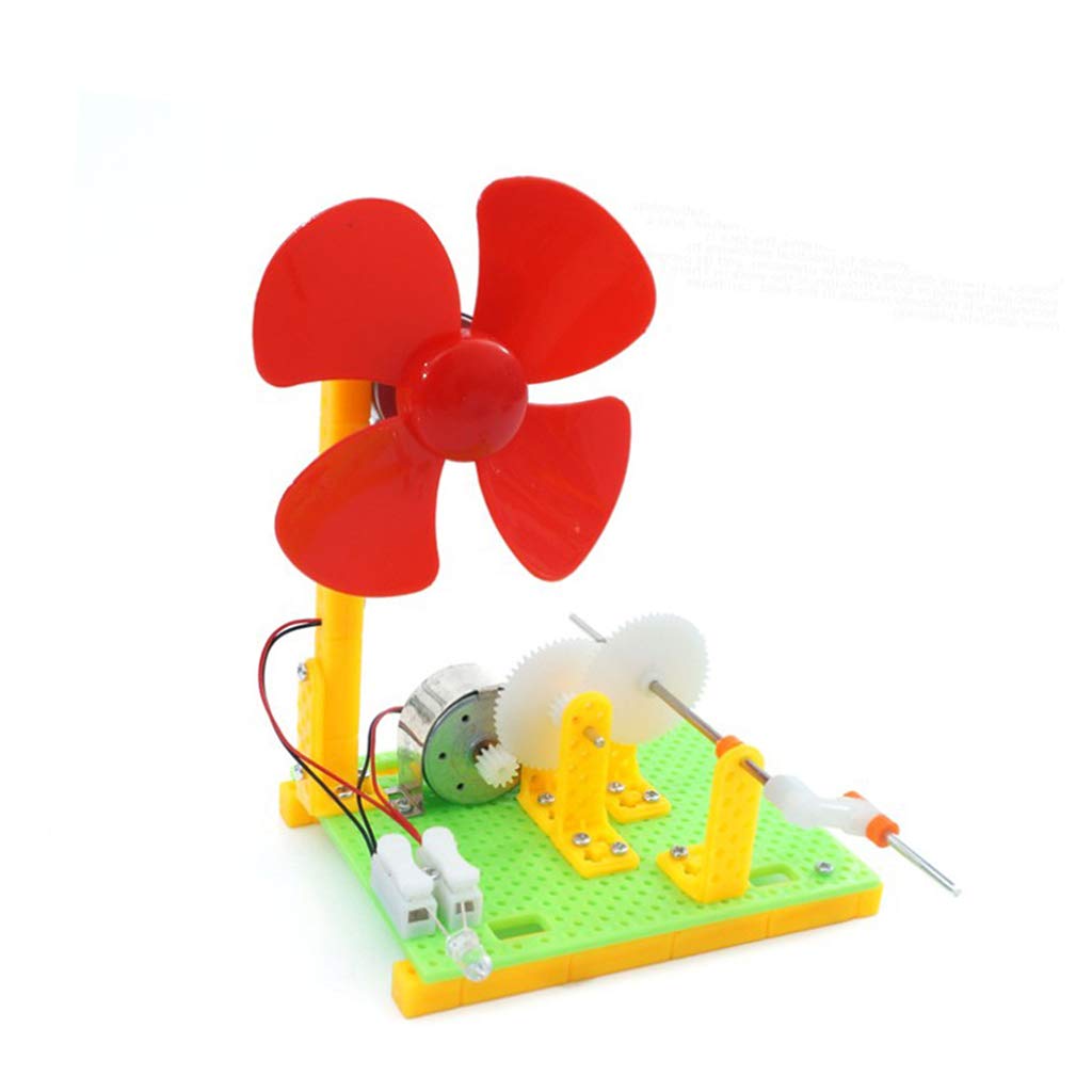 Aswadh DIY Hand Crank Generator Assemble Plastic Model Kit Physics Science Toys Amazon.in