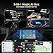 TOGUARDGO 3-in-1 Wireless Carplay Adapter Magic AI Box with Net-Flix YouTube TikTok Upgrade Wired Car Play to Wireless Support USB Drive for iPhone 10+ and Android 13+