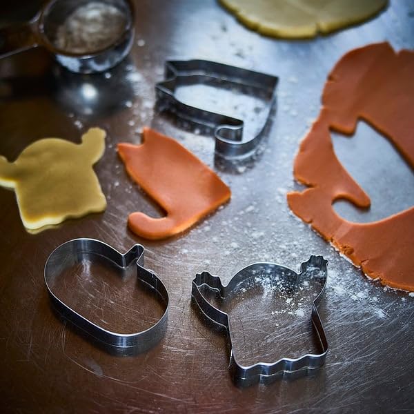 ProTuning KUSTFYR - Juego de 3 cortadores de repostería (acero inoxidable)