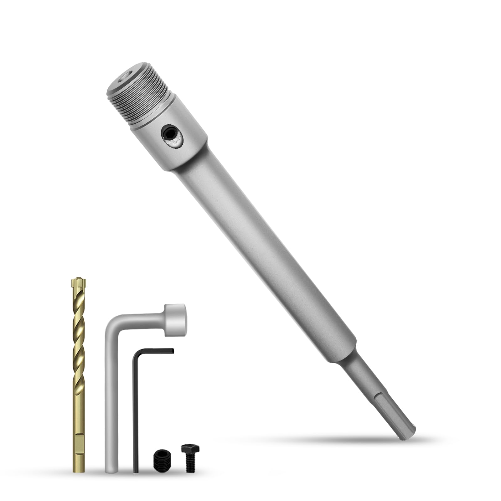 METOTY 300MM SDS PLUS Verlängerung Aufnahmeschaft für Bohrkrone mit Zentrierbohrer 8x110mm