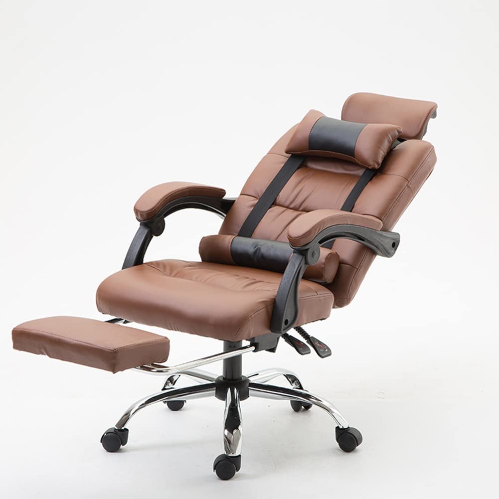 Ergonomiczne krzesło gamingowe z podnóżkiem i dużym i wysokim leżakiem biurowym do komputera i gier, regulowane krzesło biurkowe dla nastolatków i dorosłych