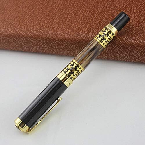 Image of HAYMAN 24 CT Gold Plated Roller Ball Pen with Box - Elegant Executive Gift (P-142)