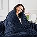 NEXHOME PRO Duvet Cover King Size, Navy 3 Pieces Boho Tufted Duvet Cover Set, Soft and Lightweight Microfiber Comforter Cover Set for All Season (Navy King, 104 x 90)-No Comforter