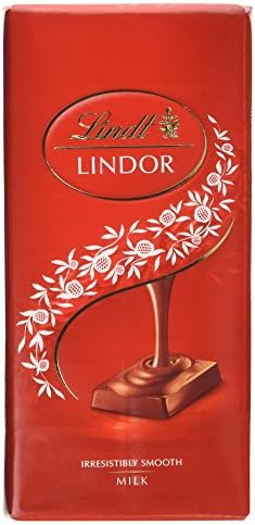 Lindt Lindor Milk Chocolate Bar - 100 g - The Perfect Treat - Chocolate with a Smooth Melting Filling