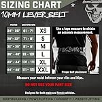 Weight Lifting Belt - Lever Gym Belt for Weightlifting, 10mm Leather Weight Belt for Men - 4 Inches Wide for Support & Stability for Workouts, Powerlifting, Bodybuilding, Fitness & Crossfit - Image 2