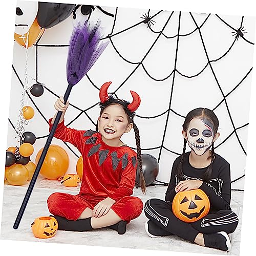FRCOLOR 2sets Halloween Thema Besen Besen Dekorative Ornament Einzigartige Kreative Für Tür 2 Stücke * 2