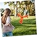 OHPHCALL Thickened Soft Boomerang for Kids Orange Color Interactive Outdoor Game Toy for Beach Fun Recreation and Family Activities
