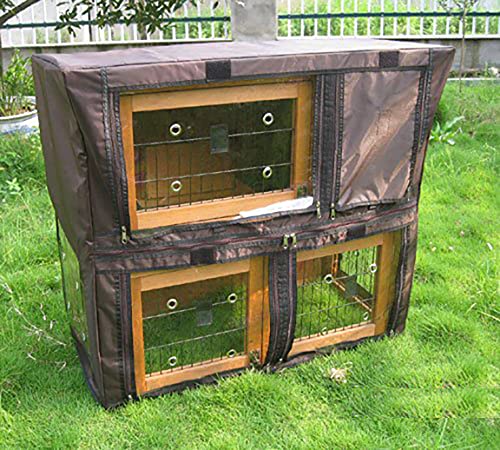 BUNNY BUSINESSRabbit Hutch Covers over 20 Types Rabbit Hutches Rabbit Run Cover (BB-36-DDU)