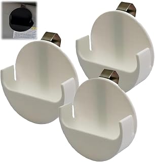 Soporte for Latas de Fumar for Visera de Coche, Soporte Negro con Clip for Visera de Coche for Zyn, Caja de Almacenamiento for Bolsas de Cigarrillos con Almacenamiento Seguro(3PC White)