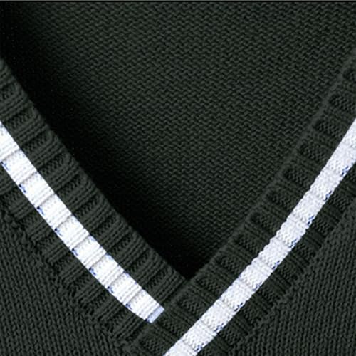 Boys Girls Knit Vest V-Neck School Uniform Sweater Vest Back to School Knit Waistcoat Trendy Pullover Knitted Sweater Shirt3