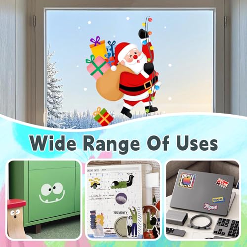 35 Pack Permanent Adhesive Vinyl Bundle: Permanent Vinyl for Cricut, 12" × 12" Self Adhesive Vinyl Sheets Include 3 Transfer Tape for Most Cutting Machines, Party Decoration, DIY Stickers, Home Decals - Image 6