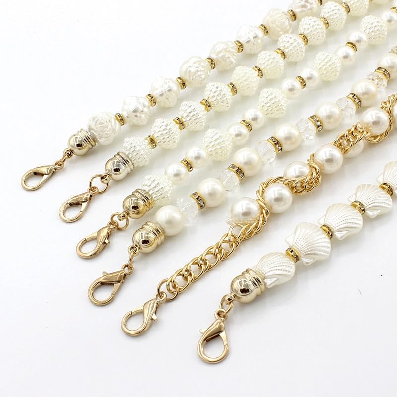 Women's Sweet Pearl Inlaid Waist Chain Dress Hook Decoration Thin Belt Women4