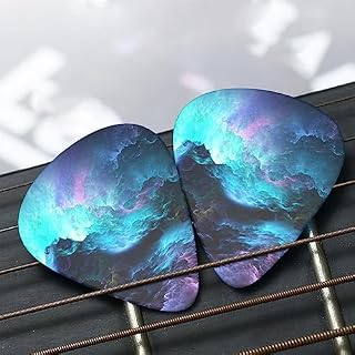 Médiator 3D Graphics Universe Space Guitar 12 médiators tendance et durables pour basse dans une boîte pour ukulélé guitare électrique basse - Les Beatles, Paul McCartney, John Lennon, RIngo Starr, George Harrison Médiator 3D Graphics Universe Space Guitar 12 médiators tendance et durables pour basse dans une boîte pour ukulélé guitare électrique basse – Image 7