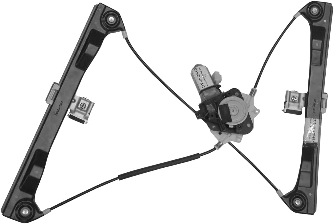 TYC 660343 Power Window Motor and Regulator Assembly Front Right-Side Compatible with 2006-2012 Ford Fusion