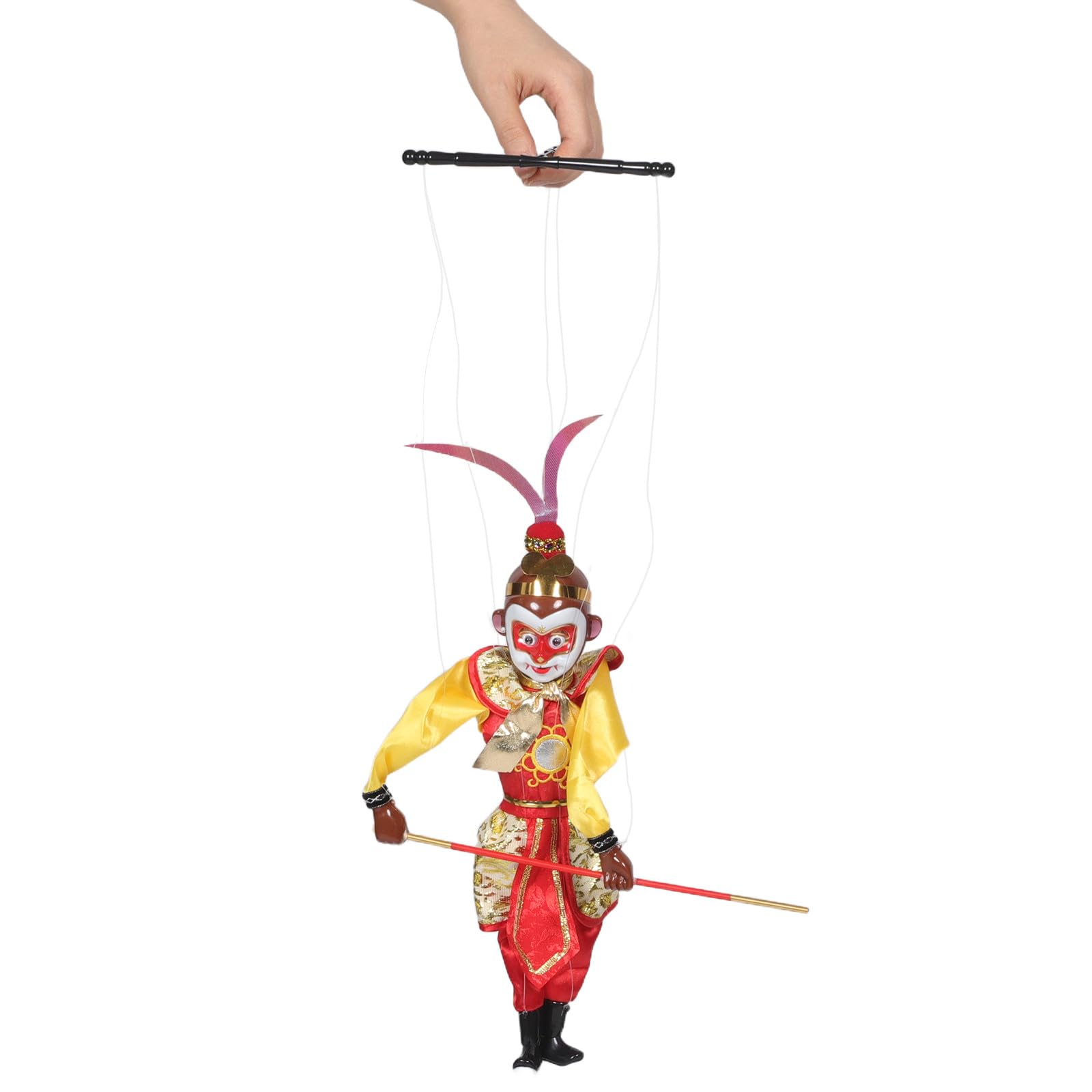 BESPORTBLE Marionnette à Main à ficelles : marionnettes Chinoises - Poupée Sun Wukong pour des activités en Classe favorisant l'interaction Parent-Enfant