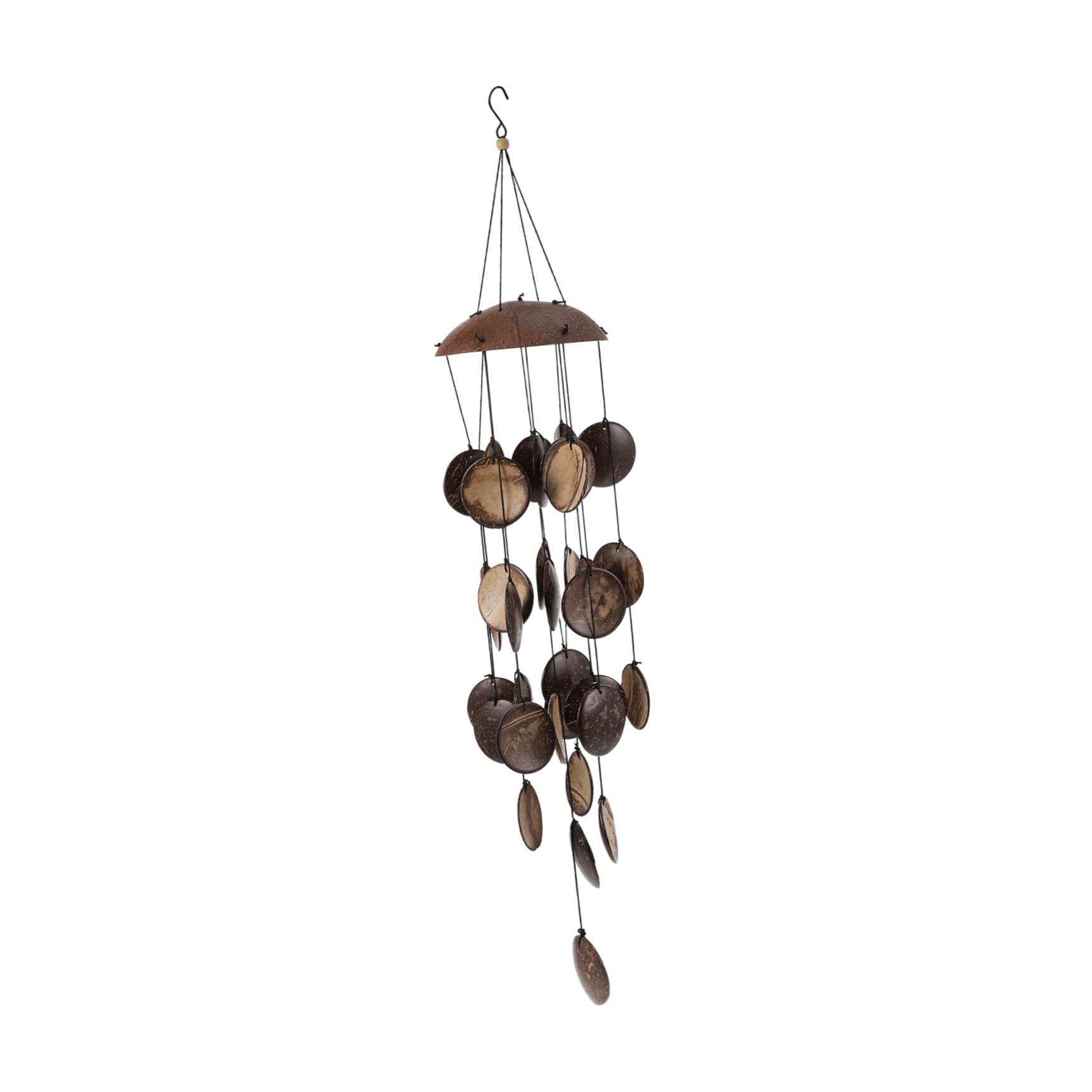 Facile nettoyer et anti-stress ce carillon suspendue coque marron créatif