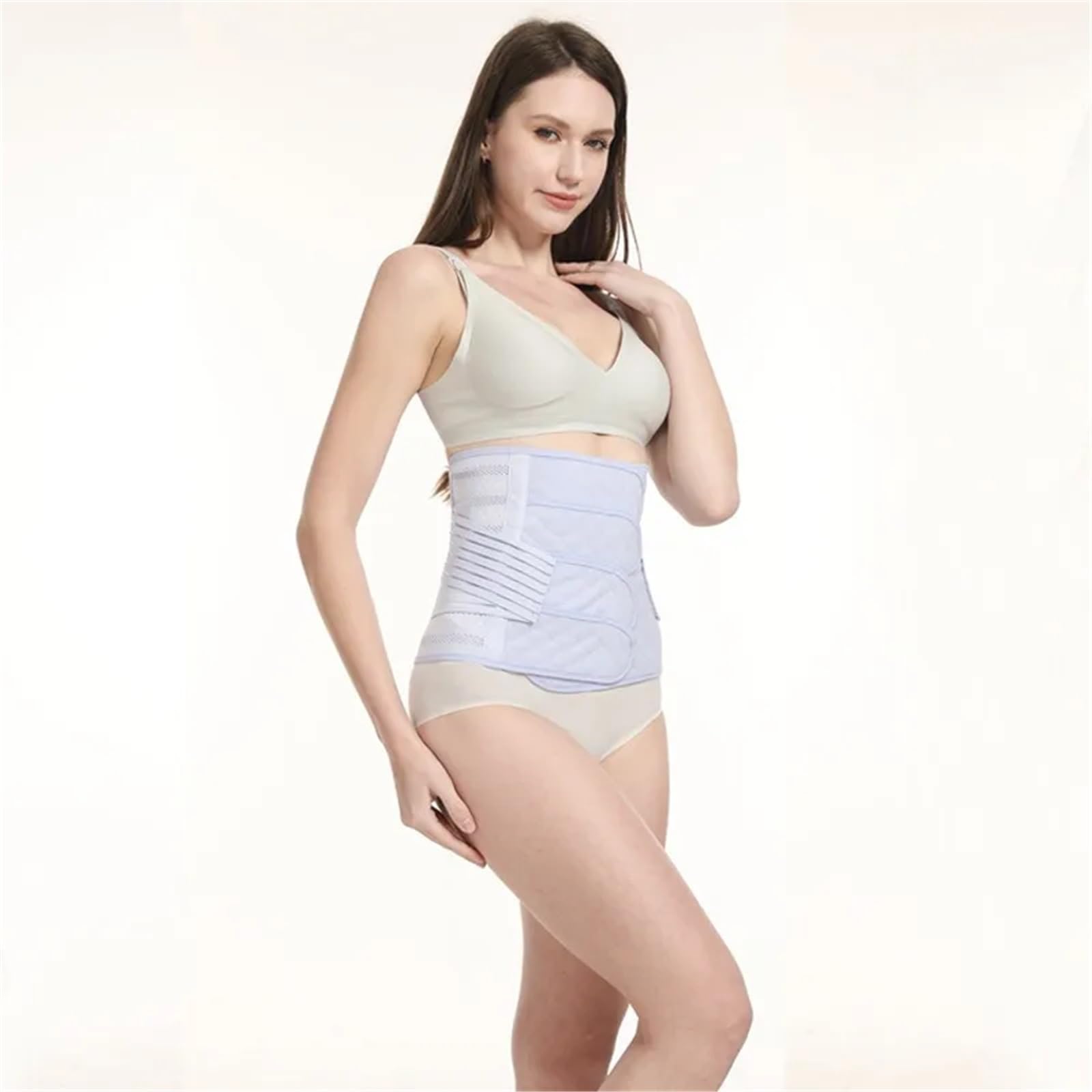 Guaina Post Parto Cintura Addominale Traspirante Post-Parto da 4 Pezzi for Donna, Cintura Modellante for la Vita a Doppio Uso Post-Parto in Sezione cis(Purple,XXL)