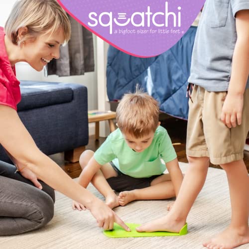 Squatchi Shoe Sizer For Baby, Toddler & Kids - Home Foot Measuring Device, Buy Shoes Online W/An Accurate Measurement Chart, Great Baby Shower & Keepsake Gift Idea, Accurate Us Sizes #TOP6