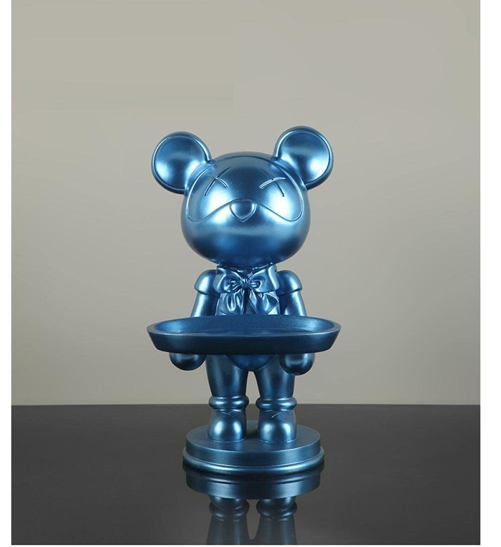 UDRJU Statua Adornos De Escultura De Almacenamiento De Ratón De Miel Decoración del Hogar-B