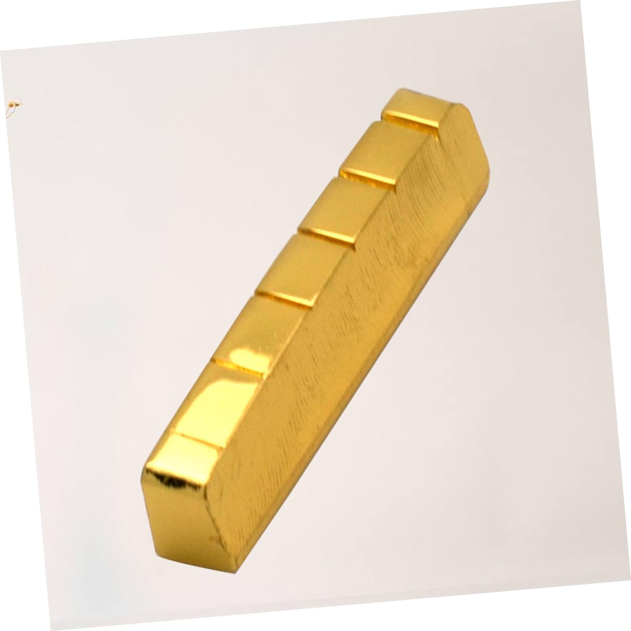 BESTonZON Acoustic Guitar Saddle Nut Brass Material Folk Guitar Nuts for Replacement Musical Instrument Supplies