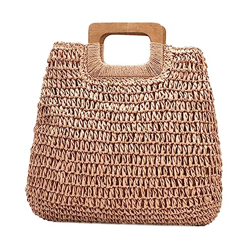 Grand paquet de plage tissé femme Beavorty grosse capacité de rangement