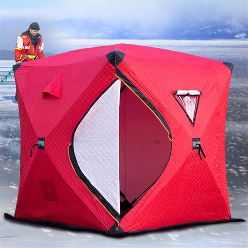 Tente de pêche sur glace imperméable et abri de camping ultra isolant